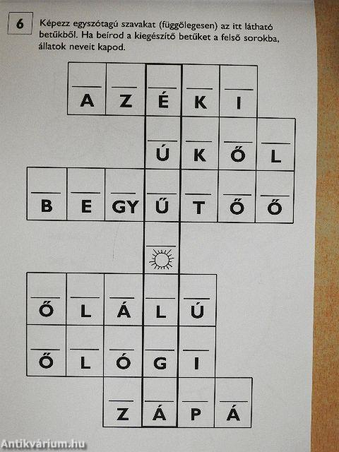 Agyafúrt betűrejtvények