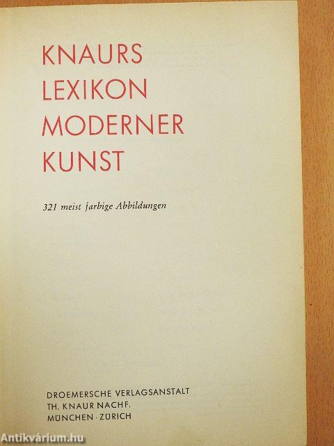 Knaurs Lexikon Moderner Kunst