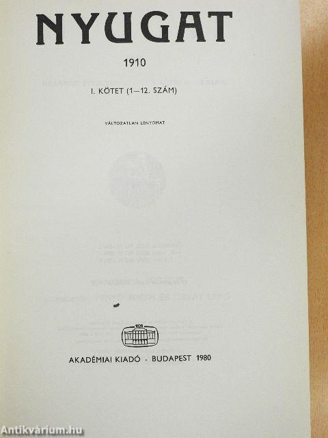 Nyugat 1910. I-II.