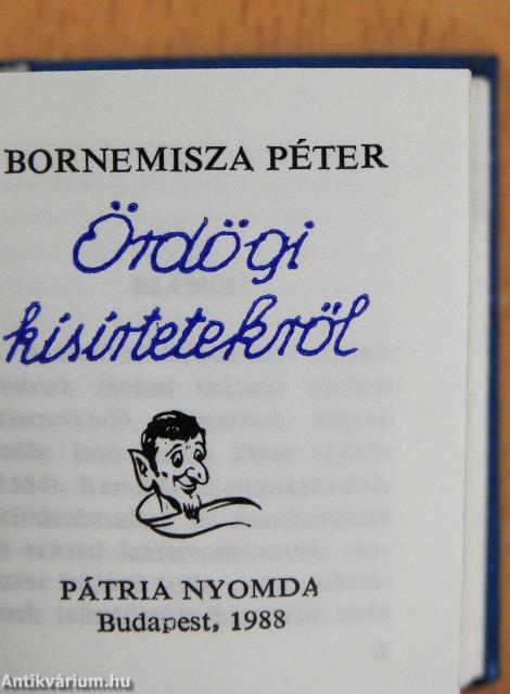 Ördögi kísírtetekről (minikönyv)