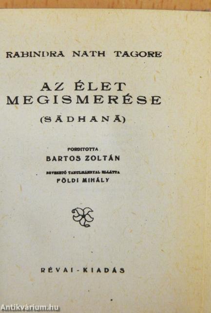 Az élet megismerése (minikönyv)