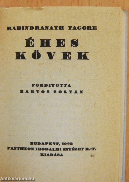 Éhes kövek (minikönyv)