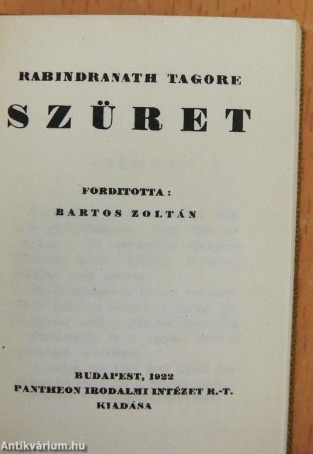 Szüret (minikönyv)