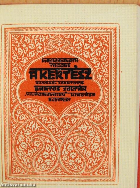 A kertész (minikönyv)