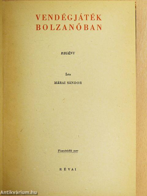 Vendégjáték Bolzanóban