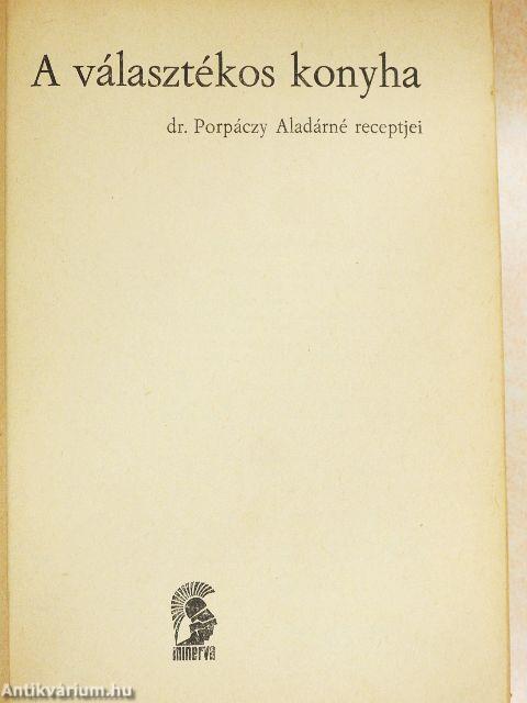 A választékos konyha