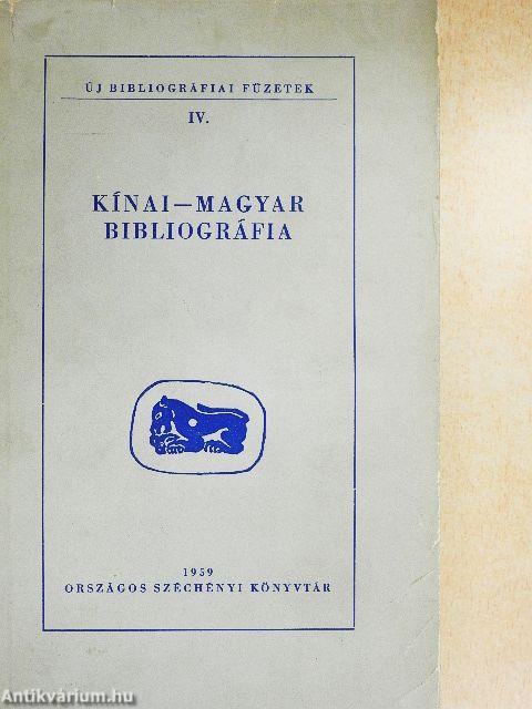 Kínai-magyar bibliográfia