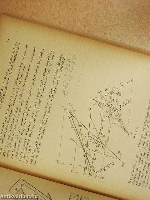 Ábrázoló geometriai példatár