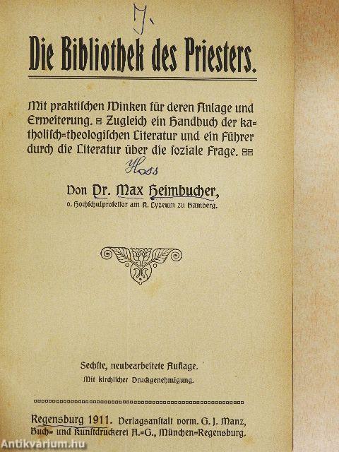 Die Bibliothek des Priesters (gótbetűs)