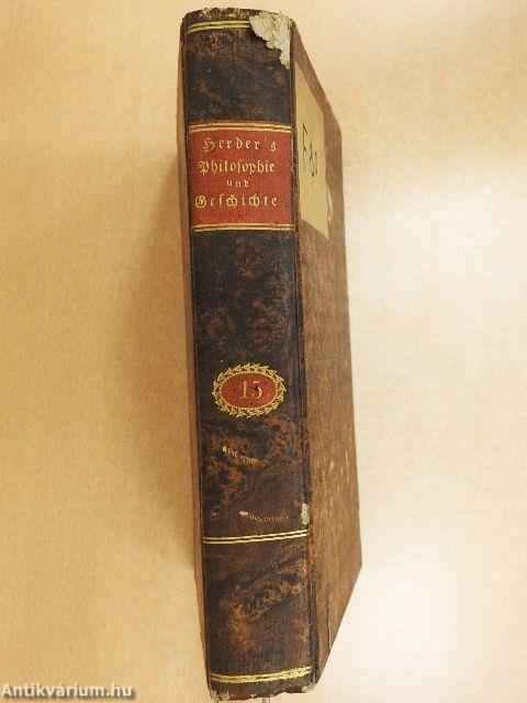 Johann Gottfried von Herder's Werke XV. (gótbetűs)