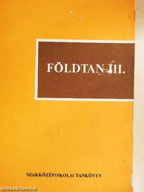 Földtan III.