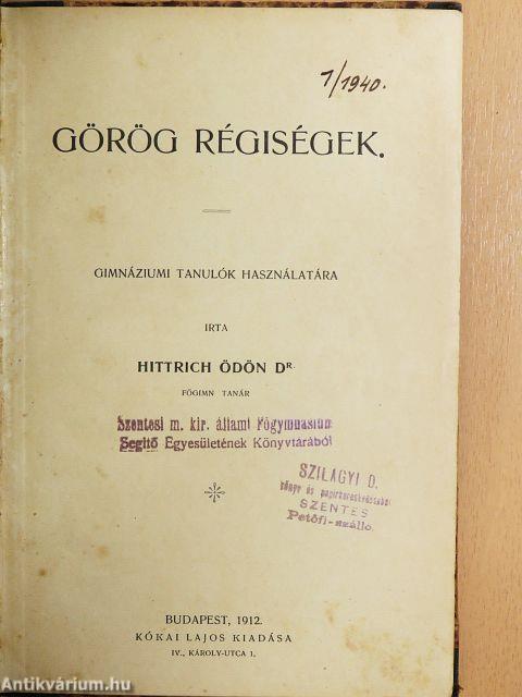 Görög régiségek
