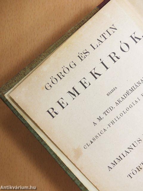 Ammianus Marcellinus reánk maradt történeti könyvei I-II.