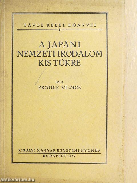 A japáni nemzeti irodalom kis tükre