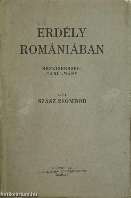 Erdély Romániában (dedikált pldány)