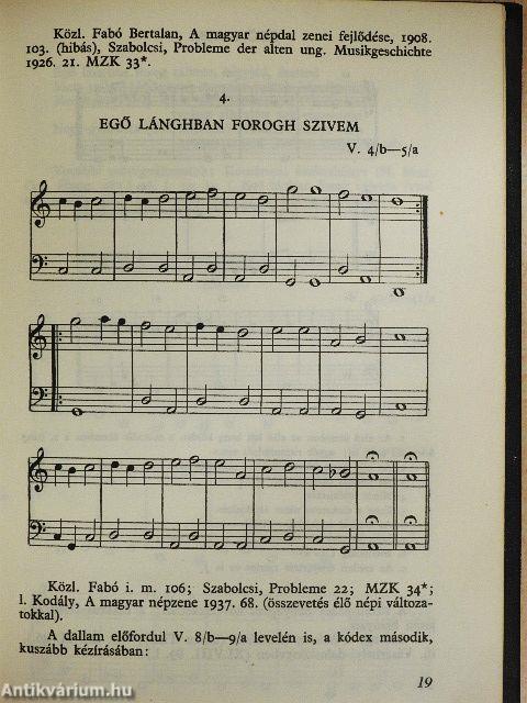 A XVII. század magyar világi dallamai