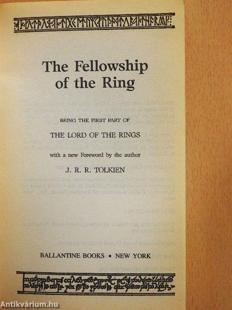 The Lord of the Rings I-III.