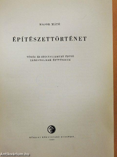 Építészettörténet III.