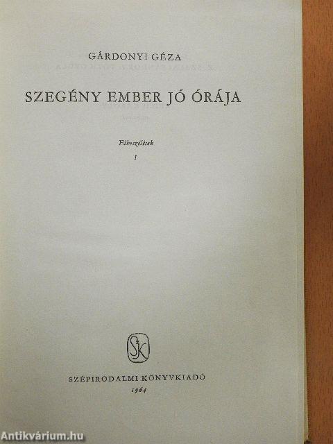 Szegény ember jó órája I-II.