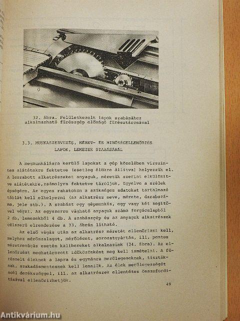 Asztalos szakmai ismeret