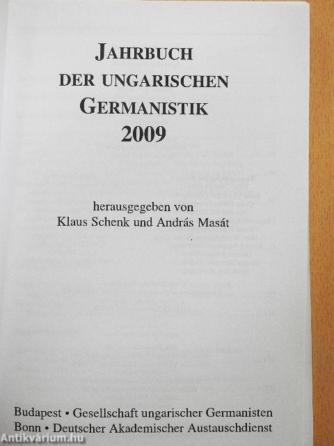 Jahrbuch der ungarischen Germanistik 2009