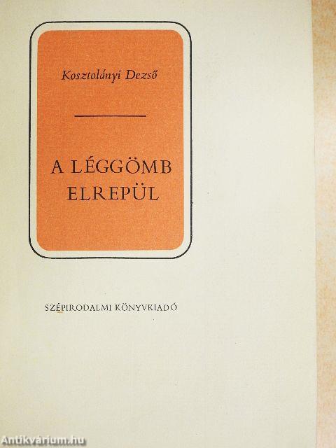 A léggömb elrepül