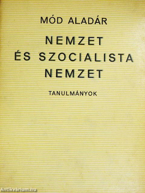 Nemzet és szocialista nemzet