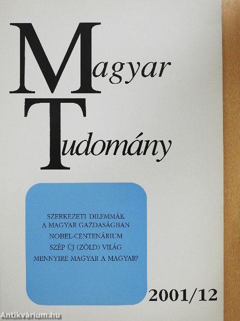 Magyar Tudomány 2001. december