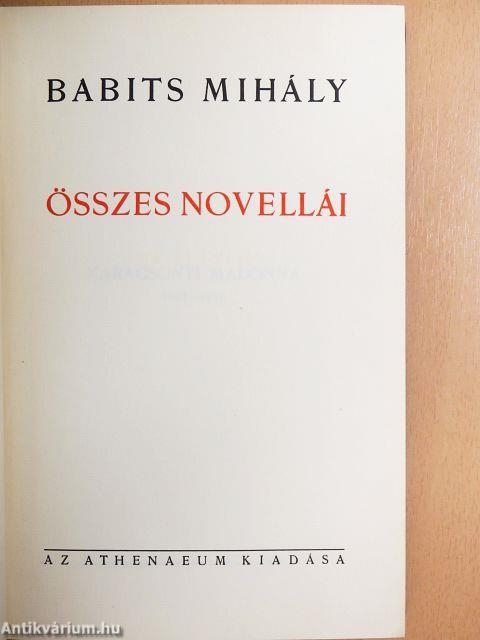 Babits Mihály összes novellái