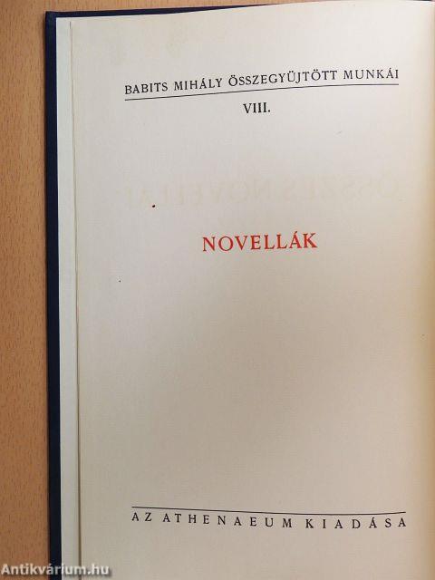 Babits Mihály összes novellái