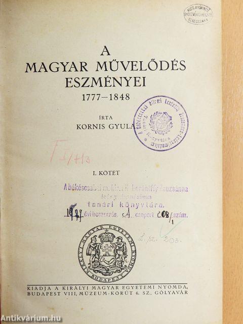 A magyar művelődés eszményei I. (töredék)