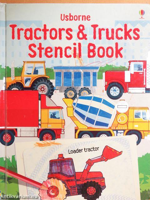 Tractors & Trucks Stencil Book