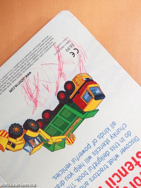 Tractors & Trucks Stencil Book