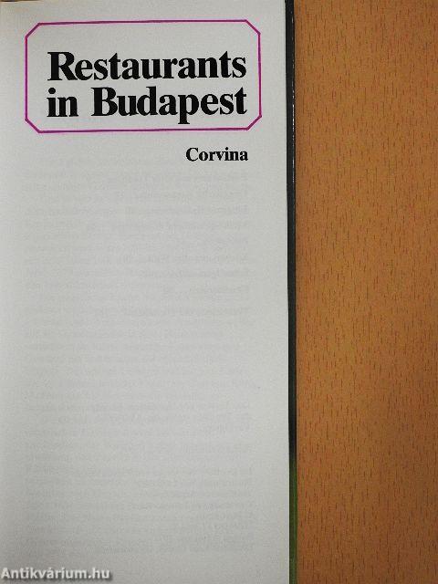 Restaurants in Budapest