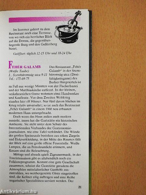 Restaurants in Budapest