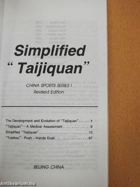 Simplified "Taijiquan"