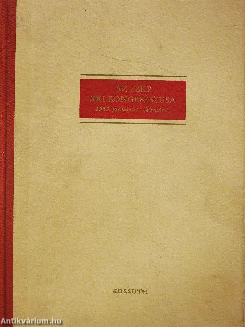 Az SZKP XXI. kongresszusa