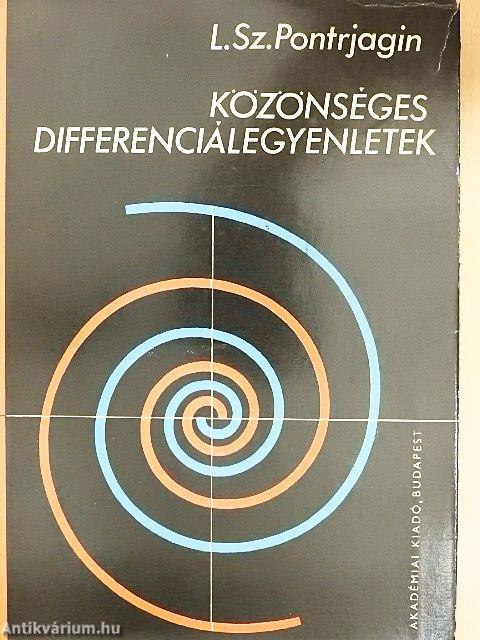 Közönséges differenciálegyenletek