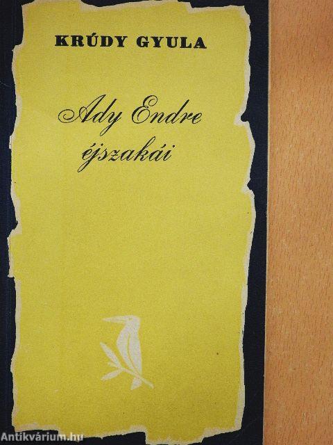 Ady Endre éjszakái