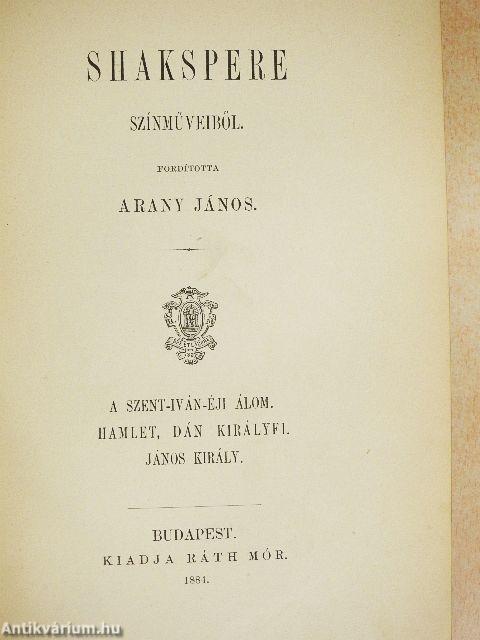 Shakspere színműveiből