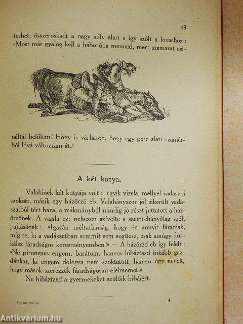 Háromszáz Ezopus mese