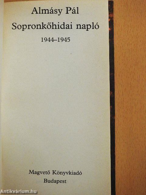 Sopronkőhidai napló