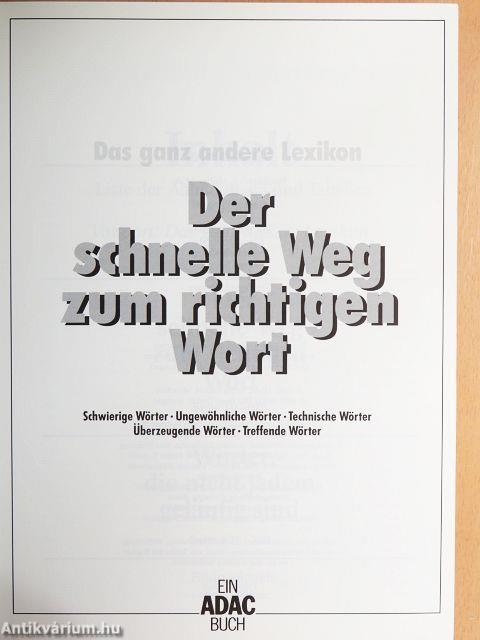 Der schnelle Weg zum richtigen Wort