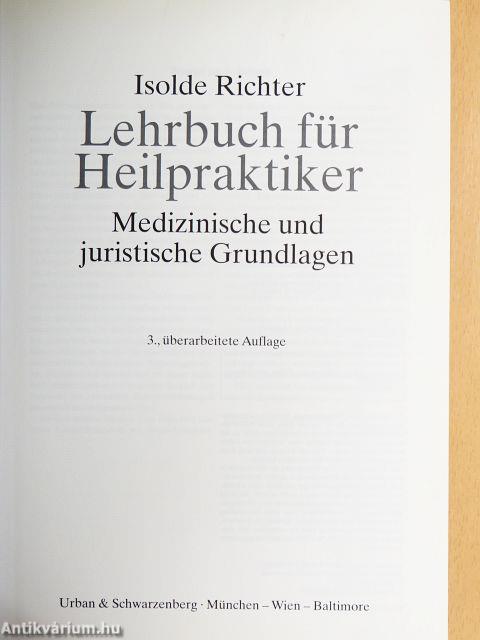 Lehrbuch für Heilpraktiker