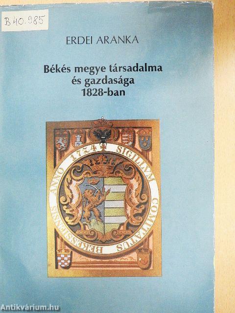 Békés megye társadalma és gazdasága 1828-ban