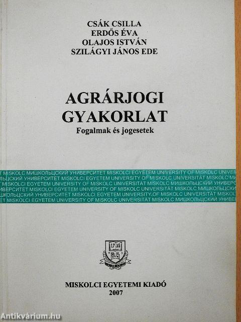 Agrárjogi gyakorlat