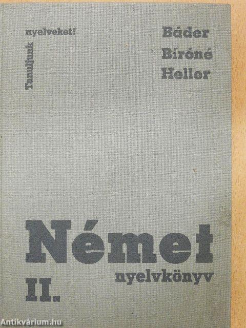 Német nyelvkönyv II.