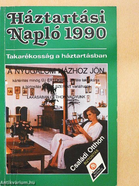 Háztartási napló 1990
