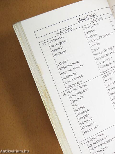 Magyar-angol napszótár