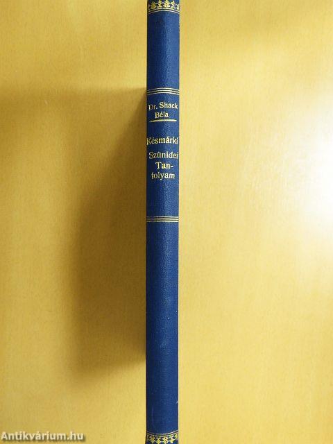 A kereskedelmi iskolai tanárok késmárki szünidei tanfolyamának emlékkönyve 